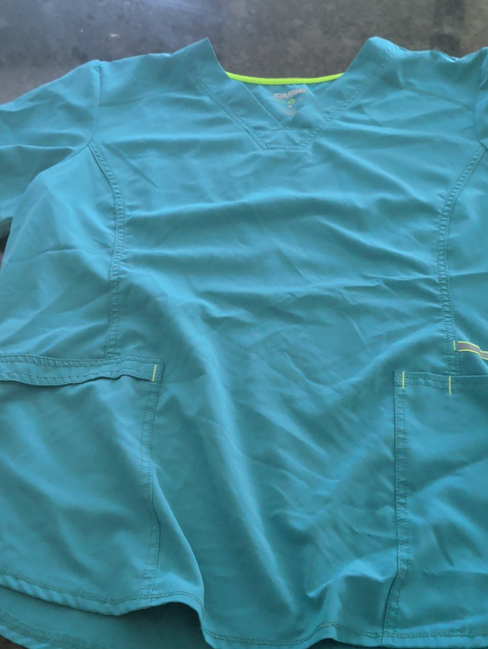 Scrubstar Ethical Fabric Stretch V-Neck Scrub Top Blue XL